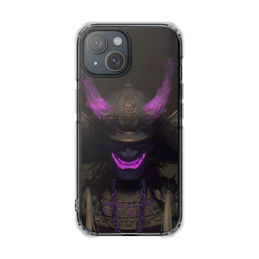 Oni Samurai Mask | Clear Magnetic