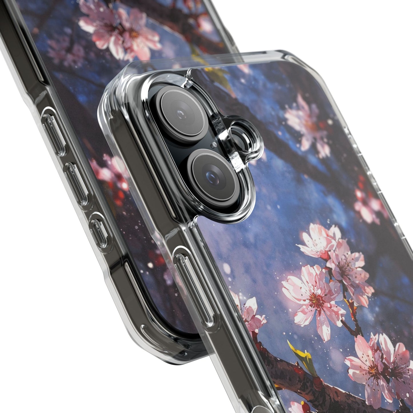 Pink Cherry Blossom Case |Clear Magnetic