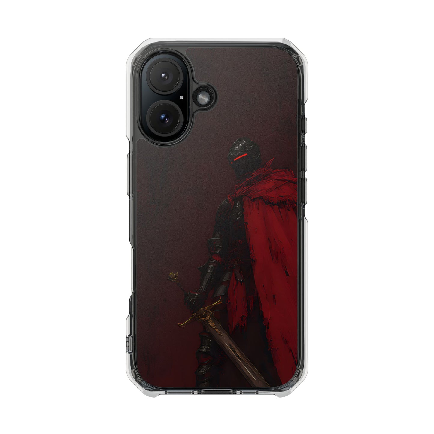 Red Knight Magnetic Clear Case