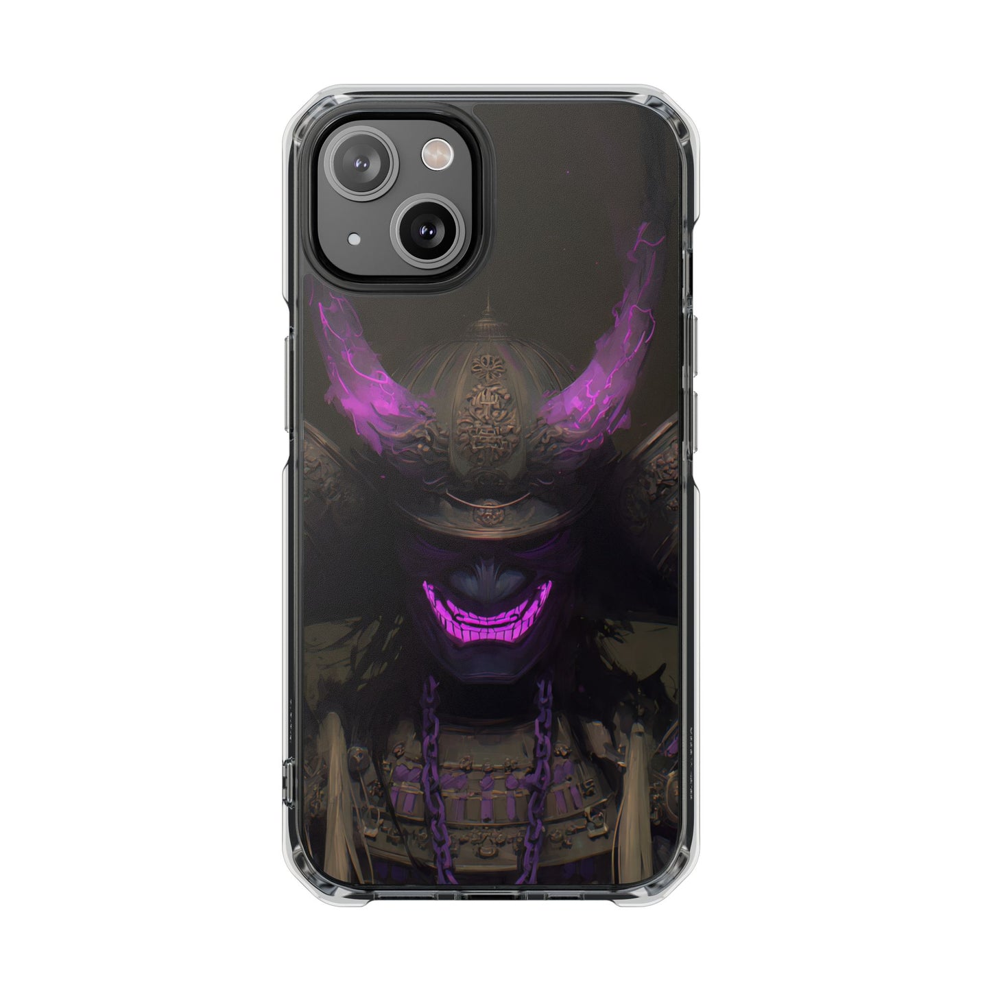 Oni Samurai Mask | Clear Magnetic