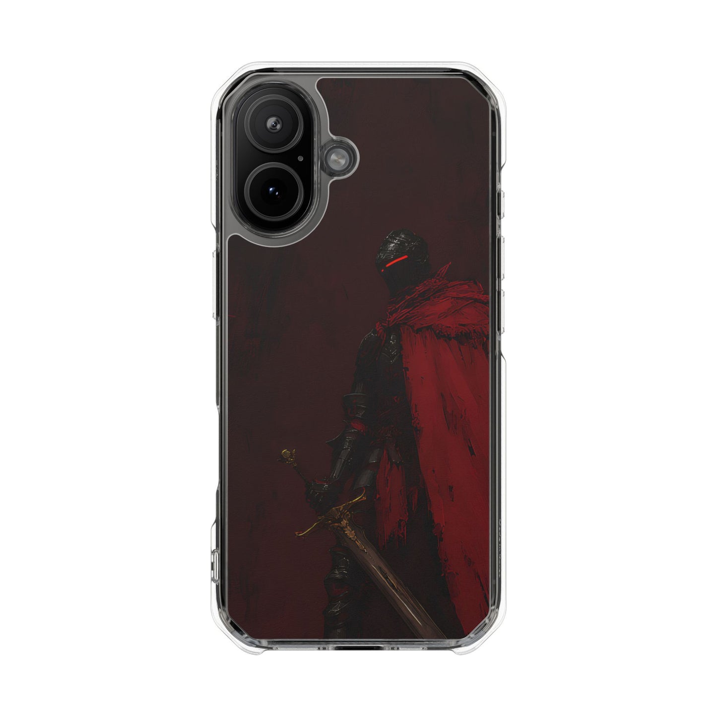 Red Knight Magnetic Clear Case