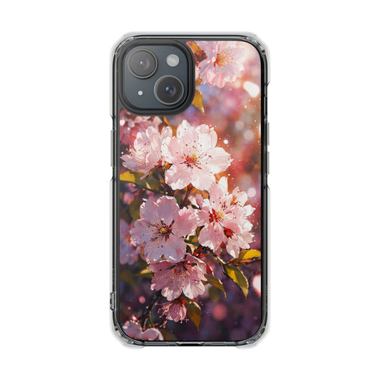 Cherry Blossom Case |Clear Magnetic