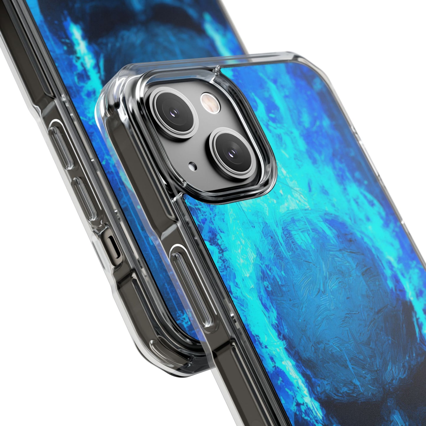Blue Skull Knight Case | Clear Magnetic