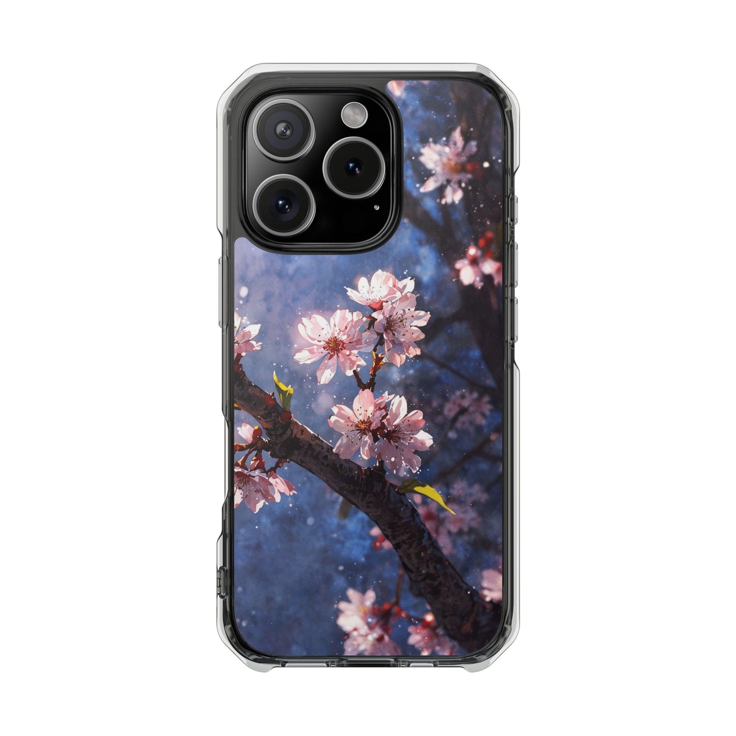 Pink Cherry Blossom Case |Clear Magnetic