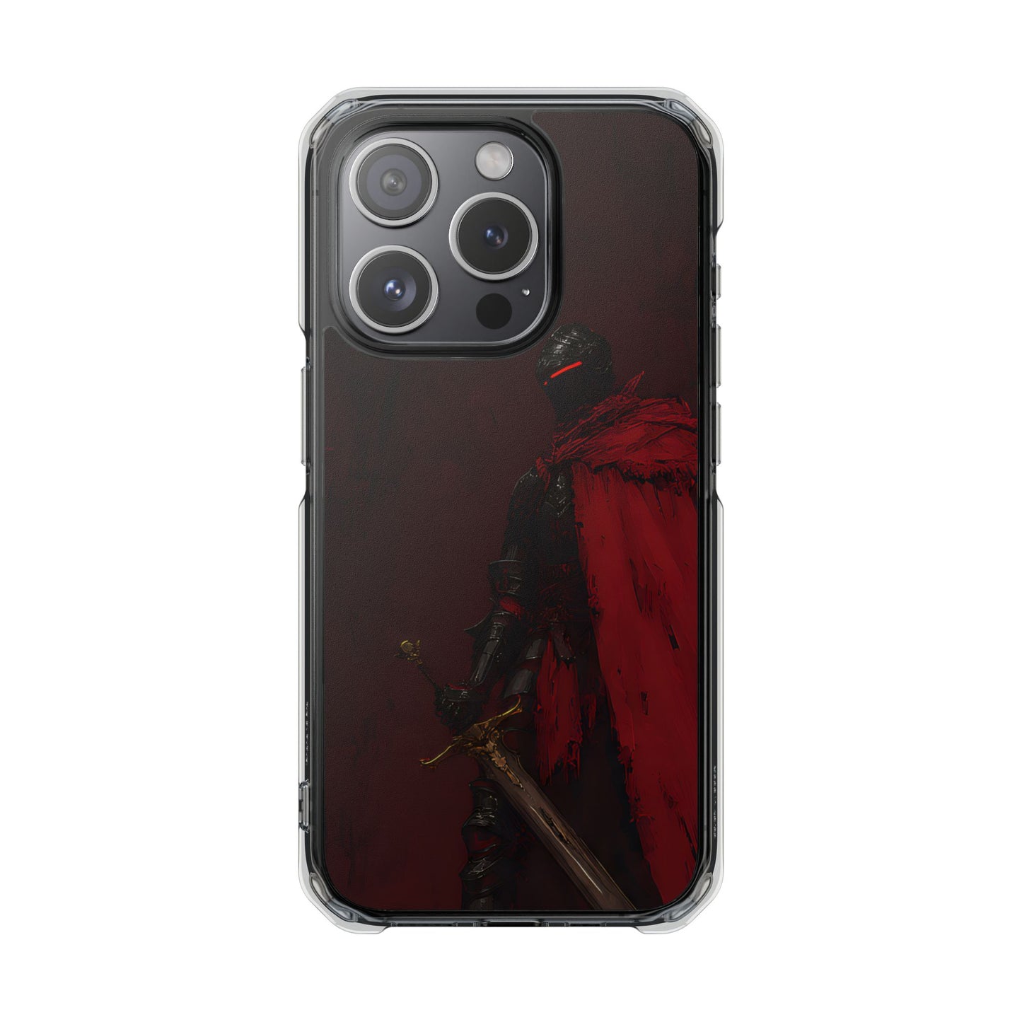 Red Knight Magnetic Clear Case