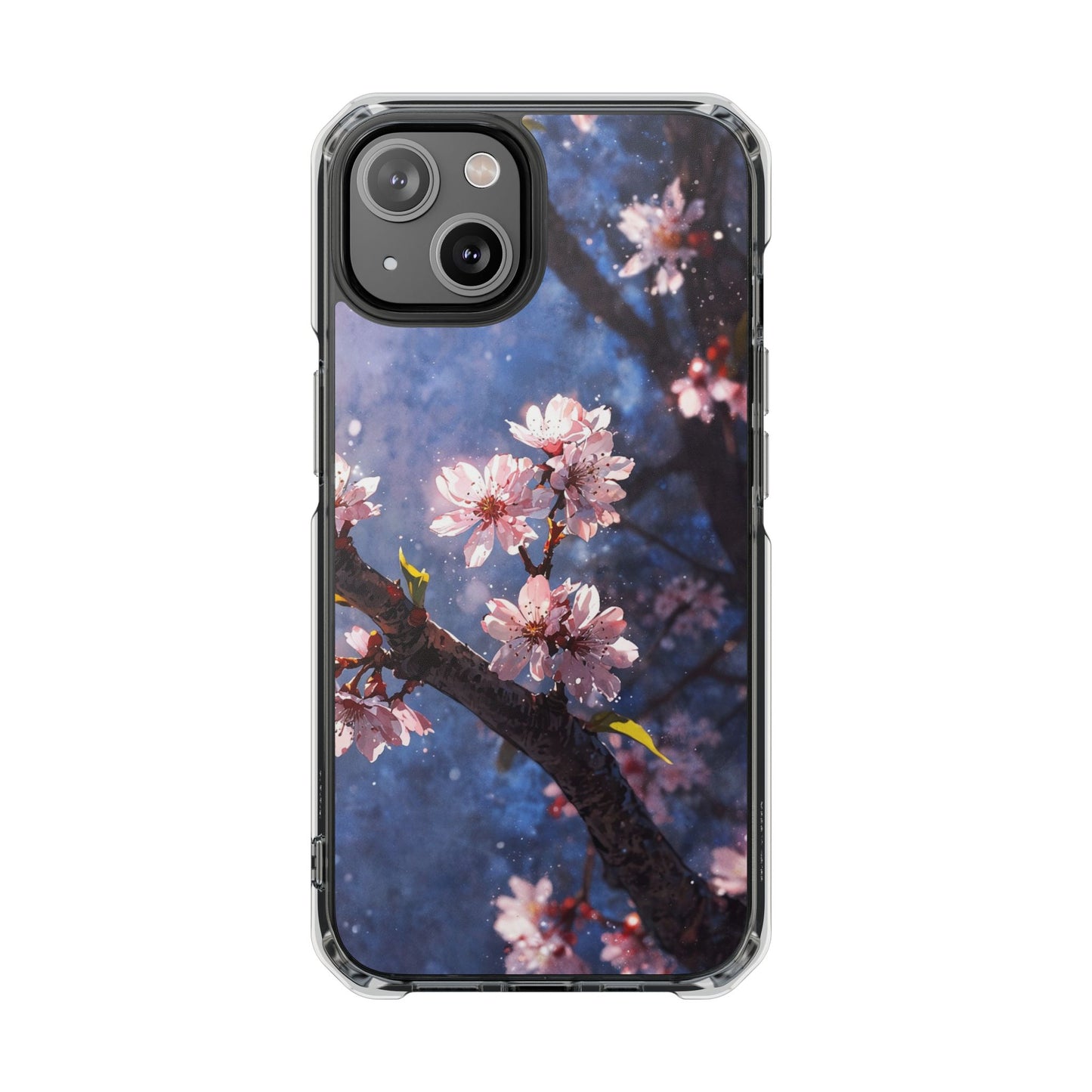 Pink Cherry Blossom Case |Clear Magnetic