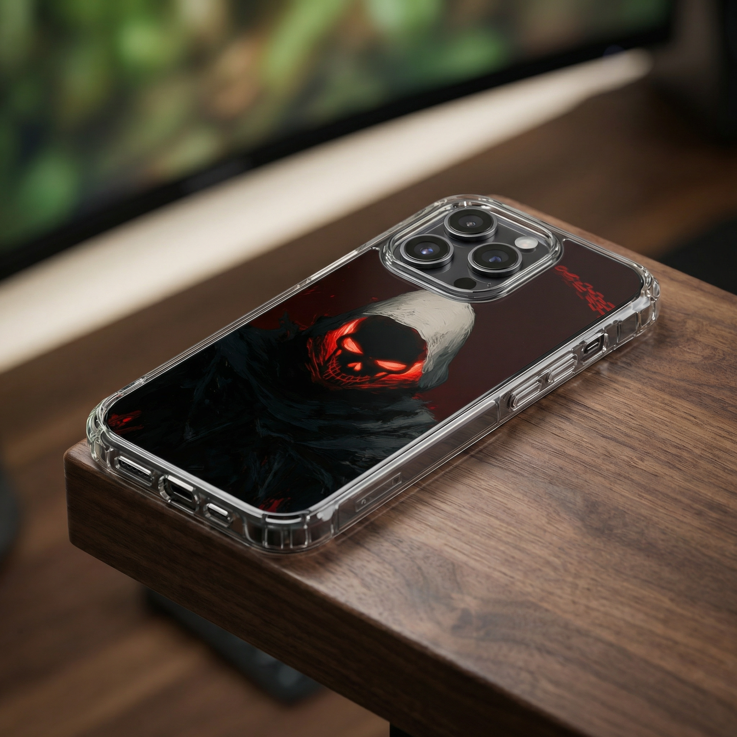 Grim Reaper Red Case | Clear Magnetic