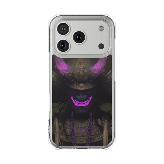 Oni Samurai Mask | Clear Magnetic