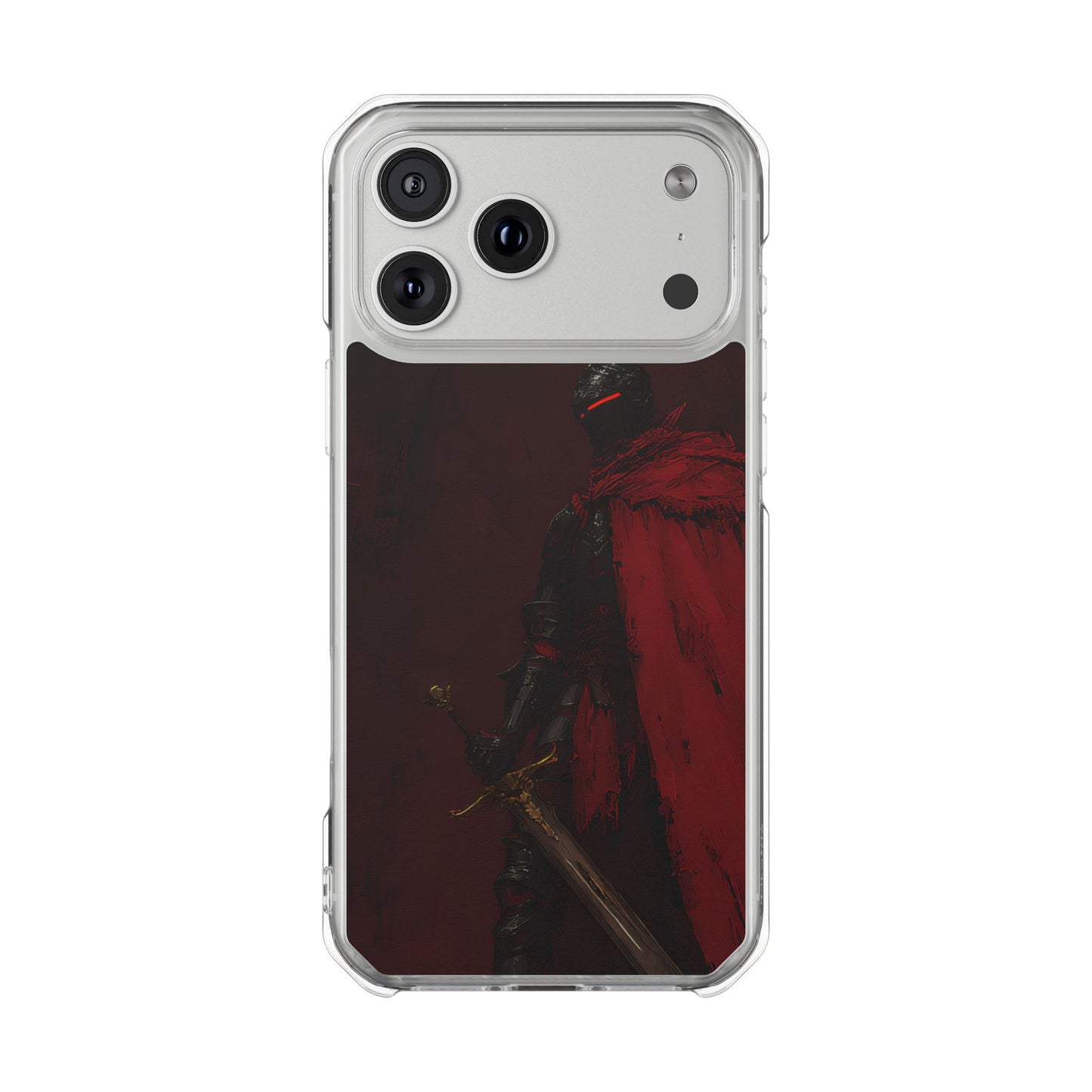 Red Knight Magnetic Clear Case