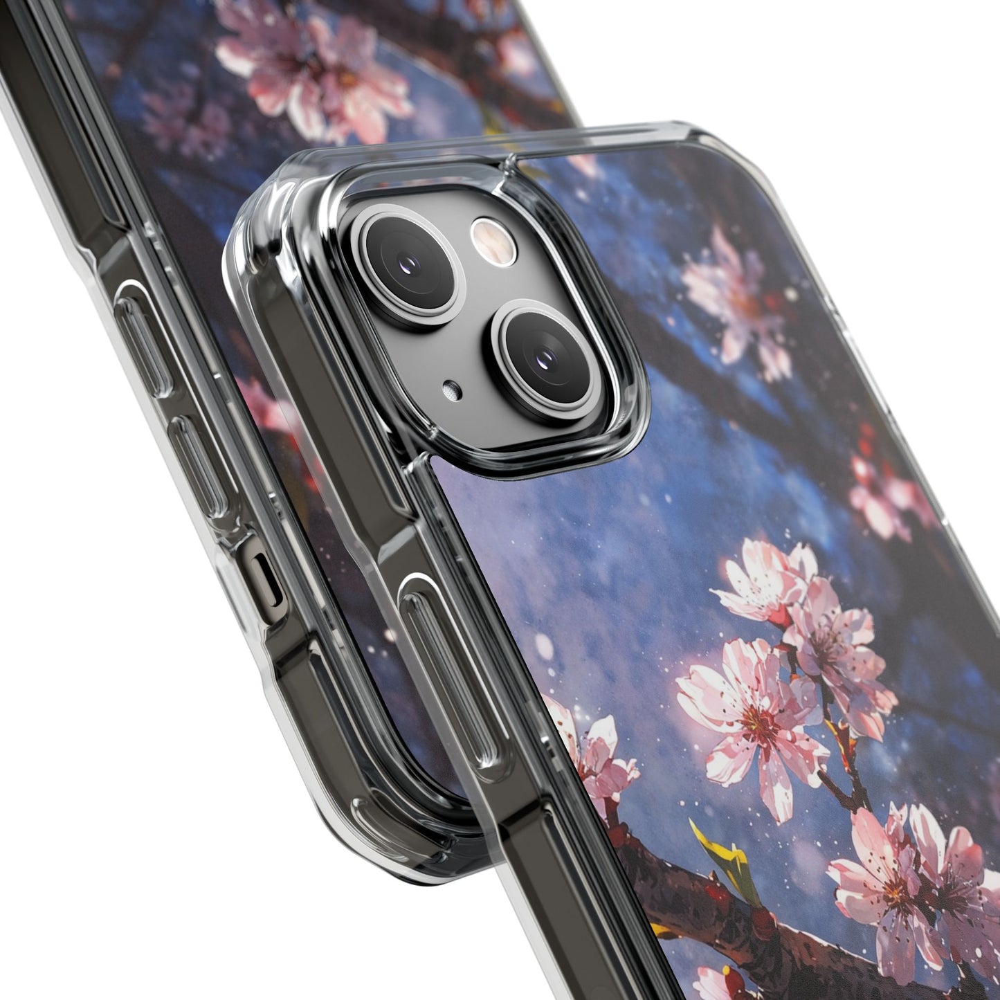 Pink Cherry Blossom Case |Clear Magnetic
