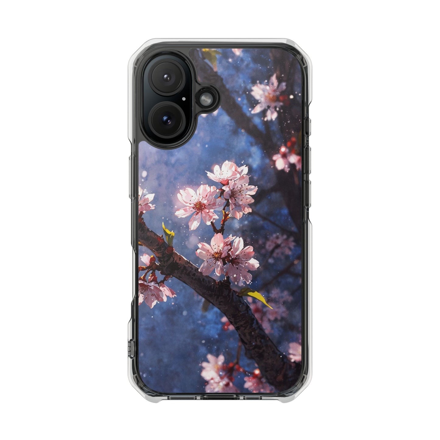 Pink Cherry Blossom Case |Clear Magnetic